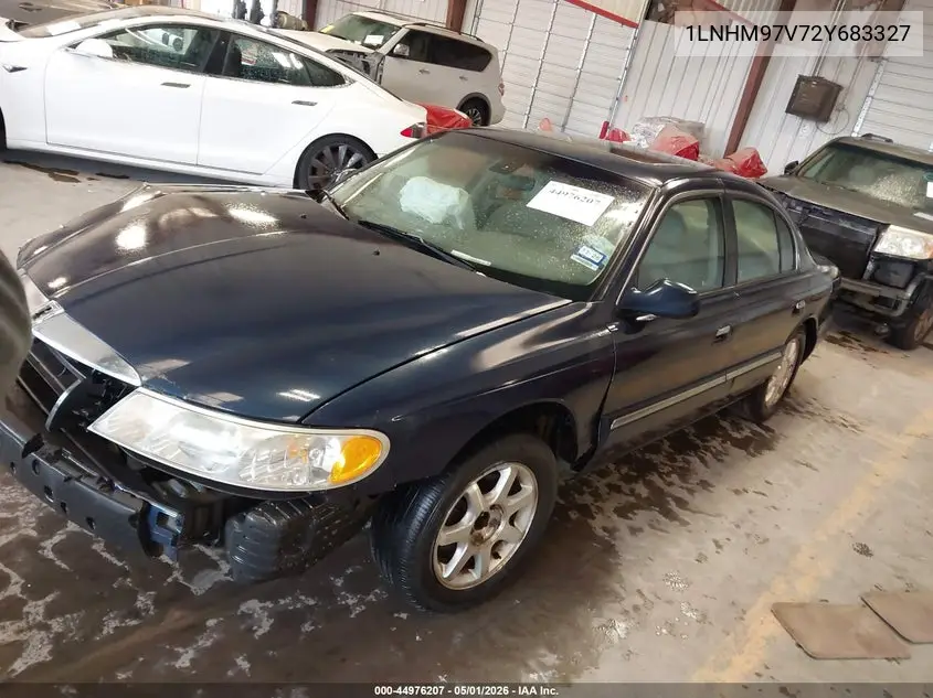 2002 Lincoln Continental VIN: 1LNHM97V72Y683327 Lot: 44976207
