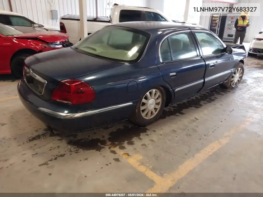 2002 Lincoln Continental VIN: 1LNHM97V72Y683327 Lot: 44976207