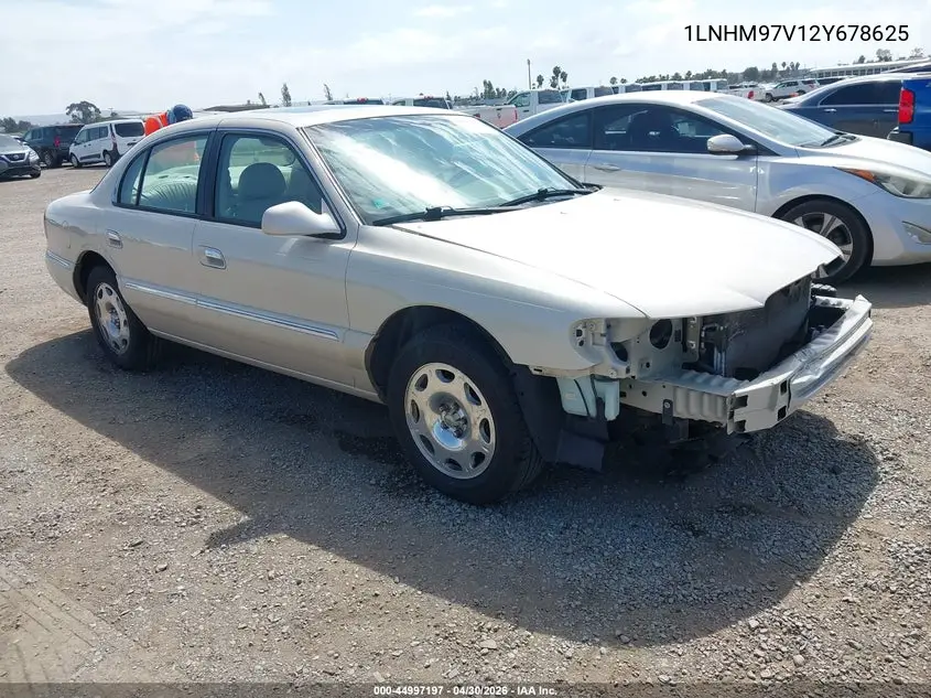 2002 Lincoln Continental VIN: 1LNHM97V12Y678625 Lot: 44997197