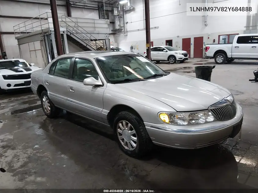2002 Lincoln Continental VIN: 1LNHM97V82Y684888 Lot: 45384859