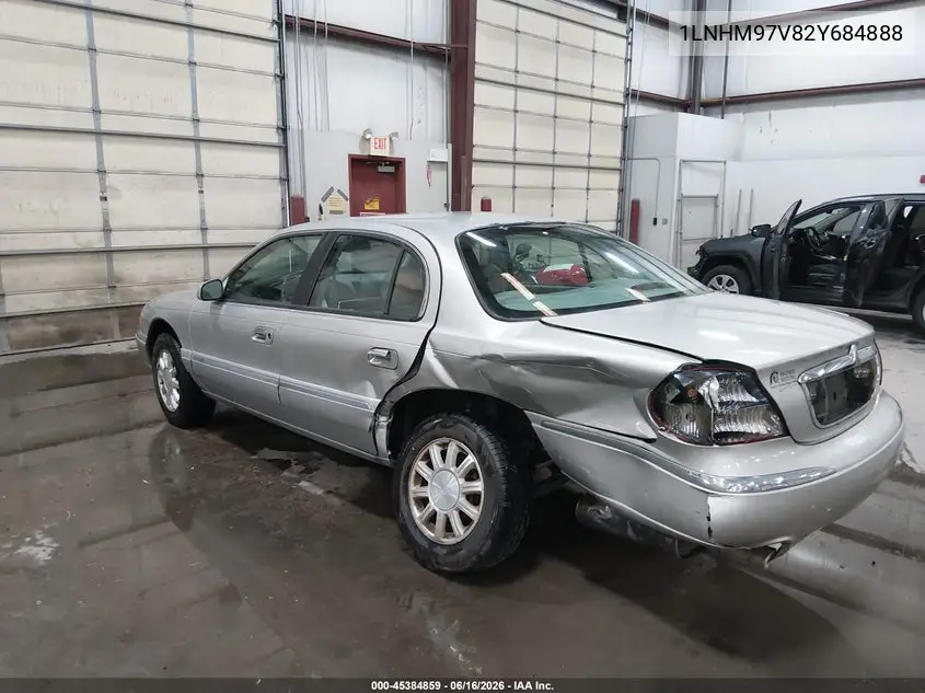 2002 Lincoln Continental VIN: 1LNHM97V82Y684888 Lot: 45384859