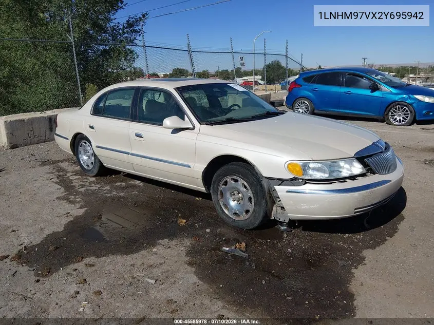 2002 Lincoln Continental VIN: 1LNHM97VX2Y695942 Lot: 45585978