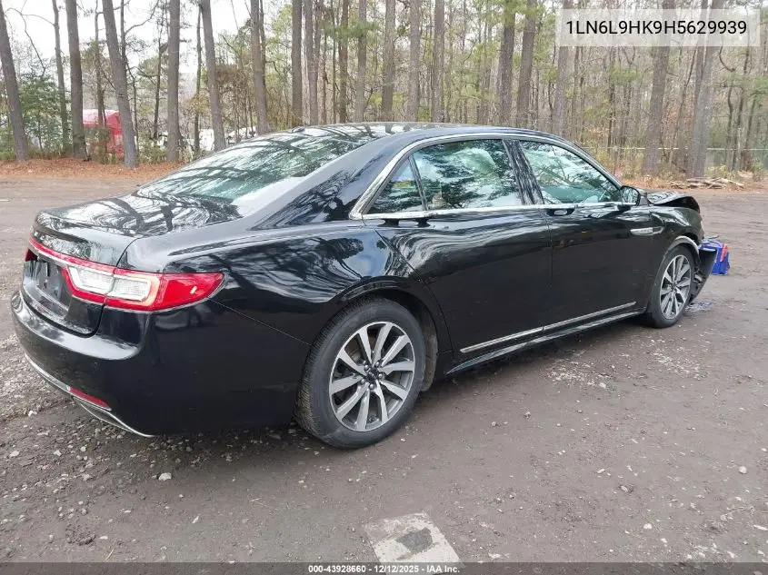 2017 Lincoln Continental Livery VIN: 1LN6L9HK9H5629939 Lot: 43928660
