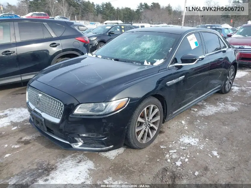 2017 Lincoln Continental Premiere VIN: 1LN6L9VK2H5606720 Lot: 44084733
