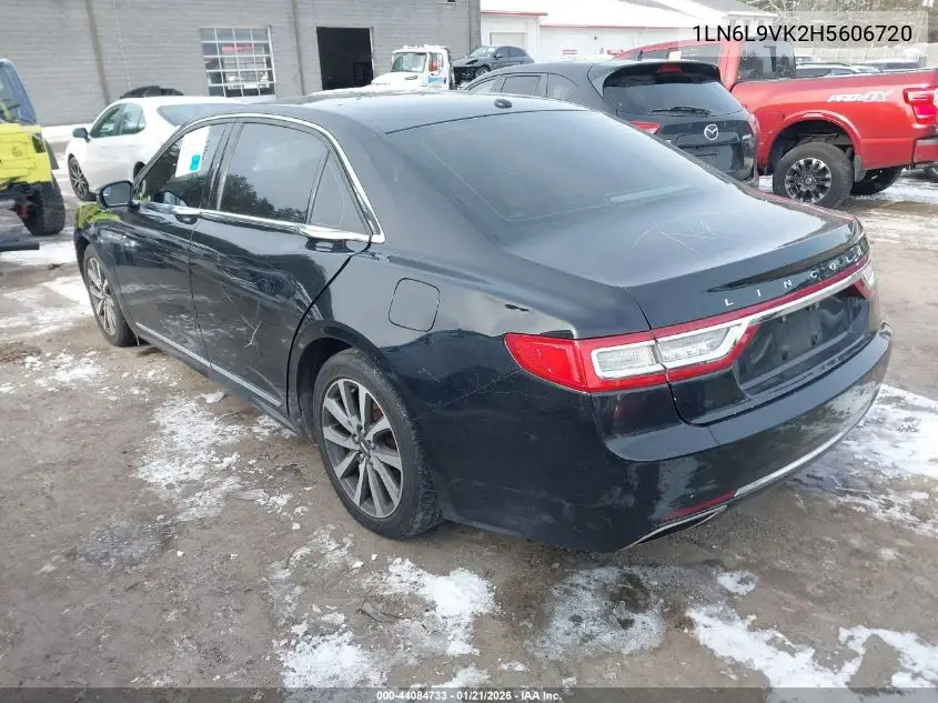 2017 Lincoln Continental Premiere VIN: 1LN6L9VK2H5606720 Lot: 44084733