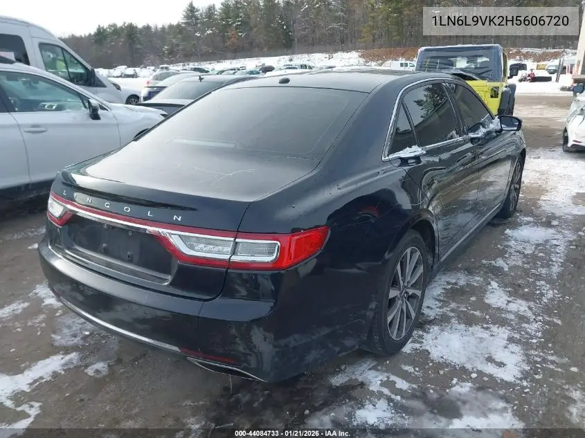 2017 Lincoln Continental Premiere VIN: 1LN6L9VK2H5606720 Lot: 44084733