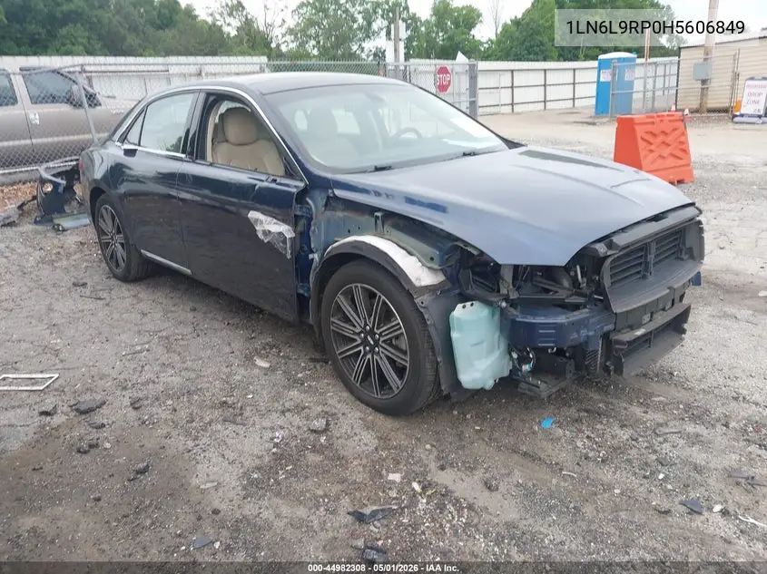 2017 Lincoln Continental Reserve VIN: 1LN6L9RP0H5606849 Lot: 44982308