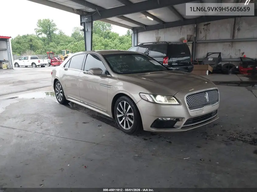 2017 Lincoln Continental Premiere VIN: 1LN6L9VK9H5605659 Lot: 45011812