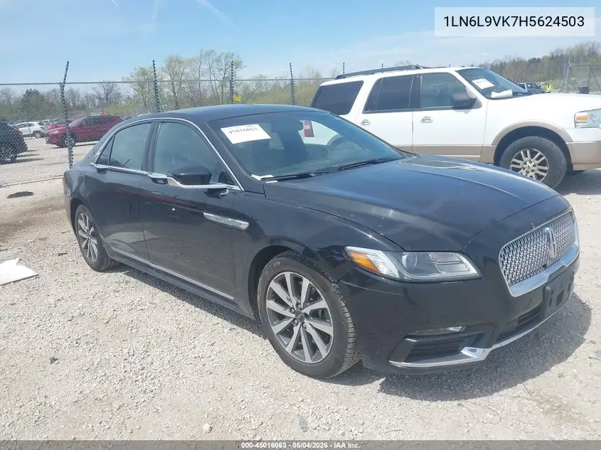 2017 Lincoln Continental Premiere VIN: 1LN6L9VK7H5624503 Lot: 45016063