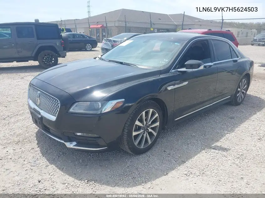 2017 Lincoln Continental Premiere VIN: 1LN6L9VK7H5624503 Lot: 45016063