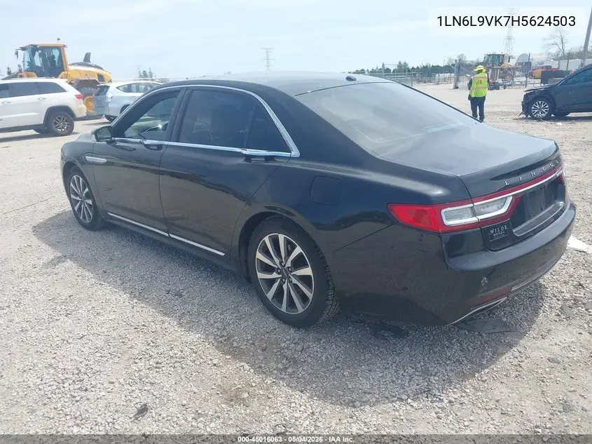 2017 Lincoln Continental Premiere VIN: 1LN6L9VK7H5624503 Lot: 45016063