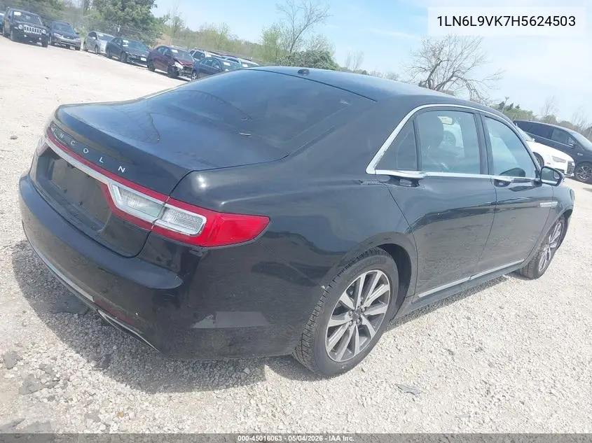 2017 Lincoln Continental Premiere VIN: 1LN6L9VK7H5624503 Lot: 45016063