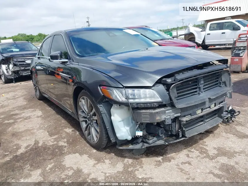 2017 Lincoln Continental Reserve VIN: 1LN6L9NPXH5618691 Lot: 45173888
