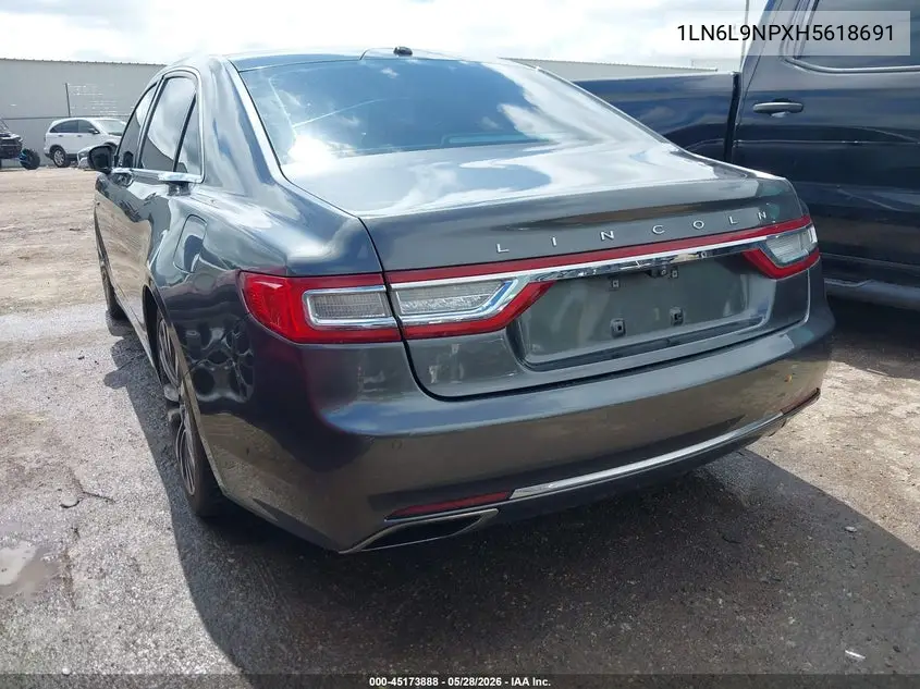 2017 Lincoln Continental Reserve VIN: 1LN6L9NPXH5618691 Lot: 45173888