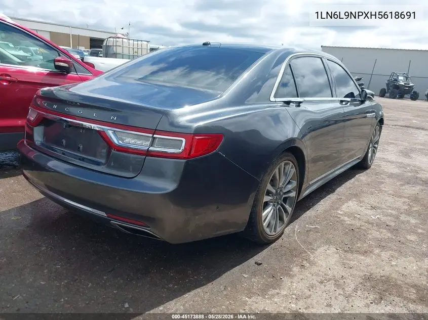 2017 Lincoln Continental Reserve VIN: 1LN6L9NPXH5618691 Lot: 45173888
