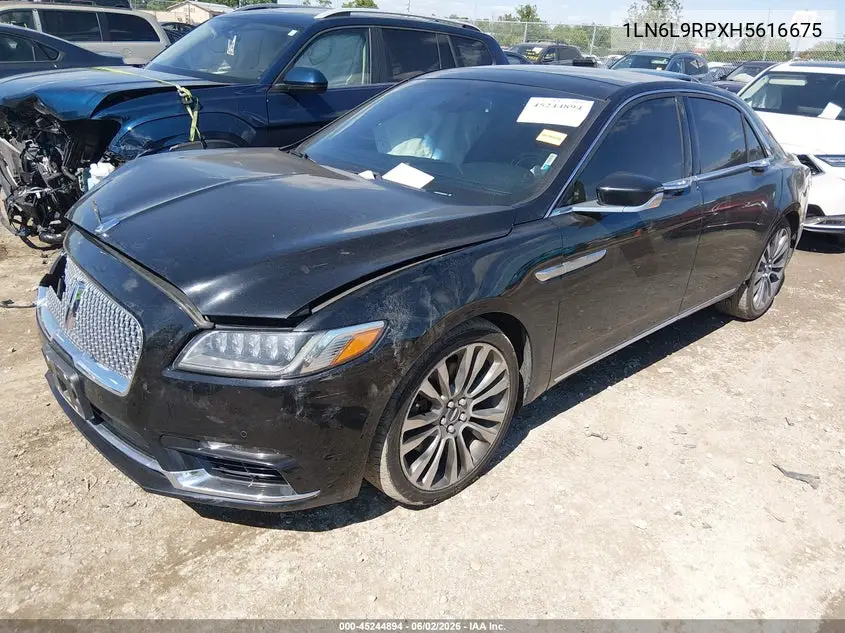 2017 Lincoln Continental Reserve VIN: 1LN6L9RPXH5616675 Lot: 45244894