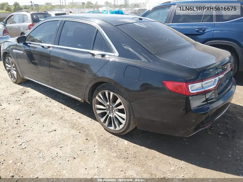 2017 Lincoln Continental Reserve VIN: 1LN6L9RPXH5616675 Lot: 45244894