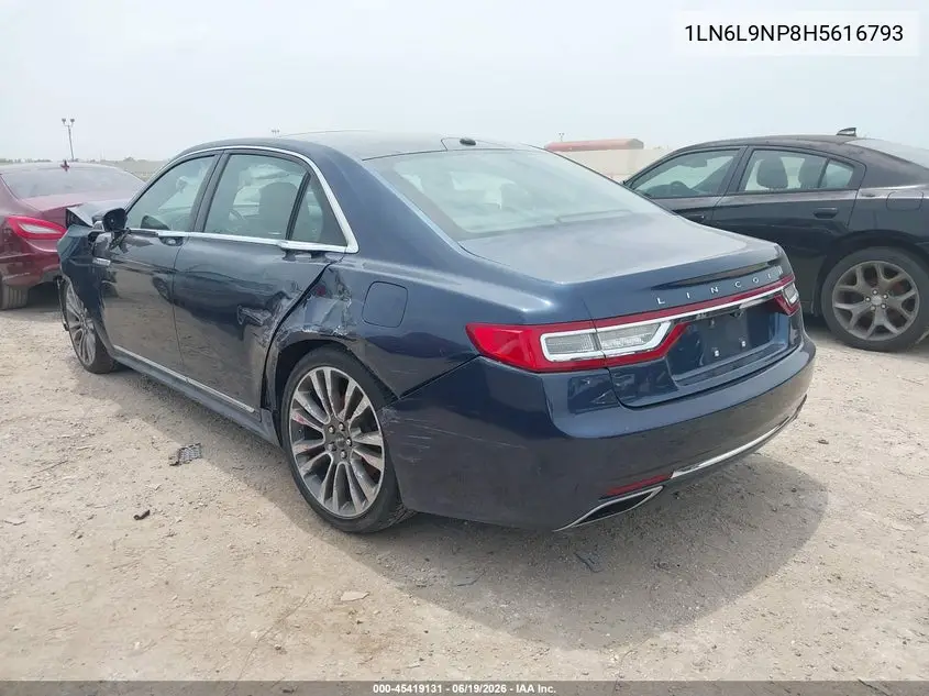 2017 Lincoln Continental Reserve VIN: 1LN6L9NP8H5616793 Lot: 45419131
