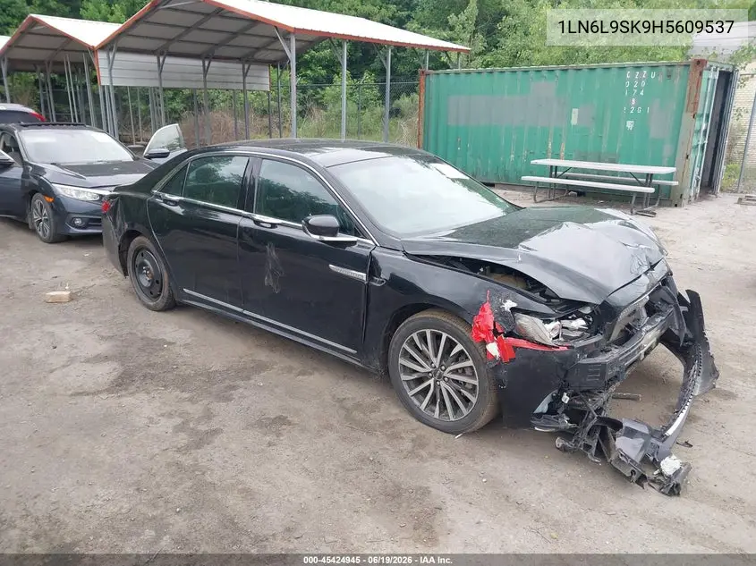 2017 Lincoln Continental Select VIN: 1LN6L9SK9H5609537 Lot: 45424945