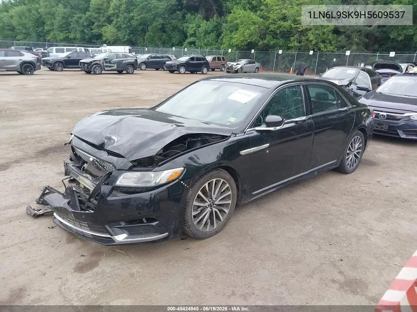 2017 Lincoln Continental Select VIN: 1LN6L9SK9H5609537 Lot: 45424945