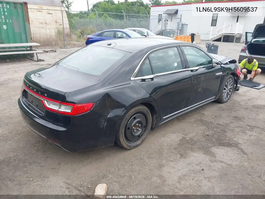 2017 Lincoln Continental Select VIN: 1LN6L9SK9H5609537 Lot: 45424945