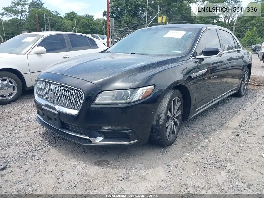 2017 Lincoln Continental Livery VIN: 1LN6L9HKXH5611336 Lot: 45425492