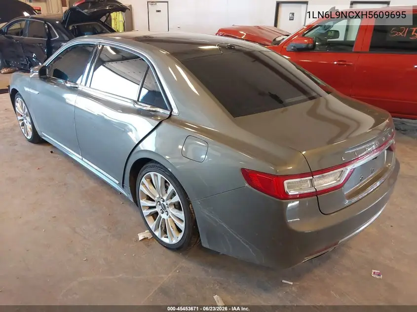 2017 Lincoln Continental Reserve VIN: 1LN6L9NCXH5609695 Lot: 45453671