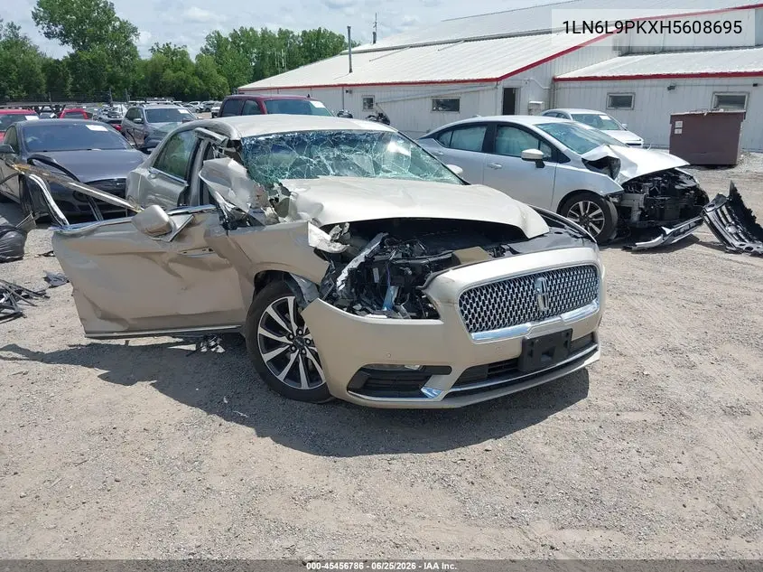 2017 Lincoln Continental Premiere VIN: 1LN6L9PKXH5608695 Lot: 45456786
