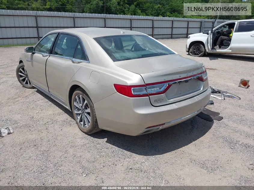 2017 Lincoln Continental Premiere VIN: 1LN6L9PKXH5608695 Lot: 45456786