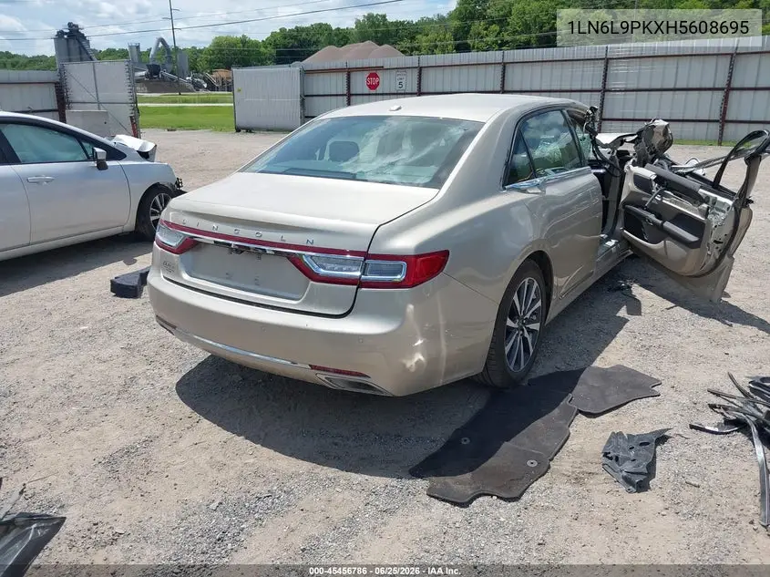 2017 Lincoln Continental Premiere VIN: 1LN6L9PKXH5608695 Lot: 45456786