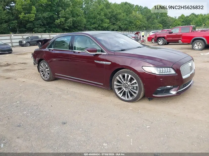 2017 Lincoln Continental Reserve VIN: 1LN6L9NC2H5626832 Lot: 45488424