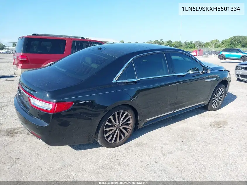 2017 Lincoln Continental Select VIN: 1LN6L9SKXH5601334 Lot: 45488699