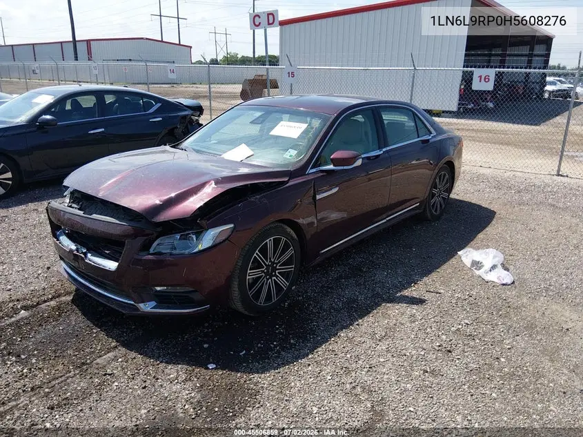 2017 Lincoln Continental Reserve VIN: 1LN6L9RP0H5608276 Lot: 45506859