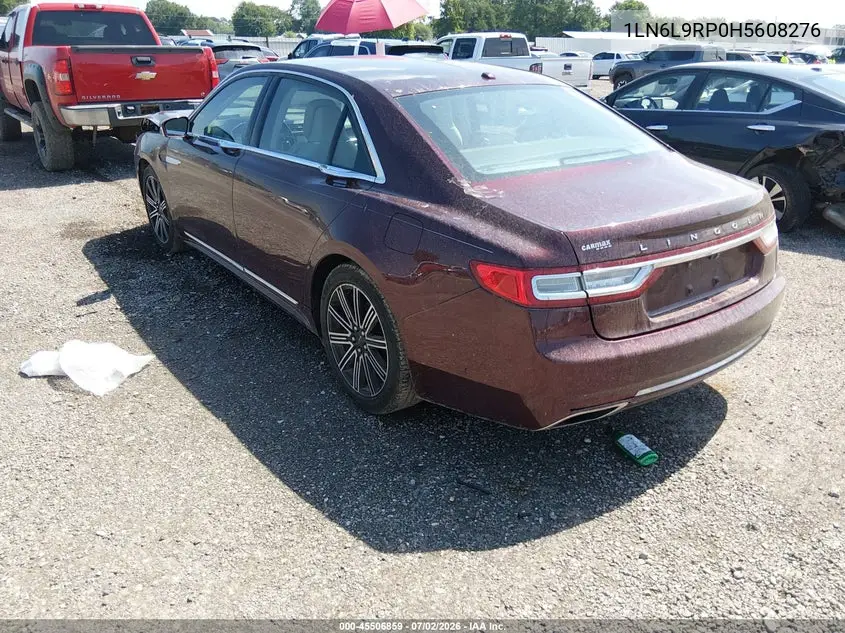 2017 Lincoln Continental Reserve VIN: 1LN6L9RP0H5608276 Lot: 45506859