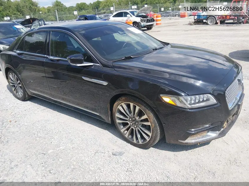 2017 Lincoln Continental Reserve VIN: 1LN6L9NC2H5626880 Lot: 45518775