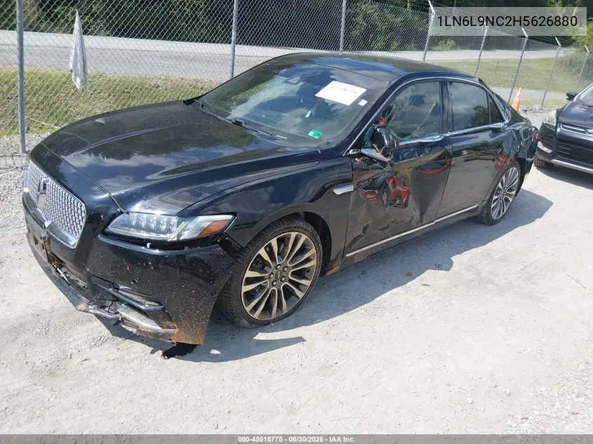 2017 Lincoln Continental Reserve VIN: 1LN6L9NC2H5626880 Lot: 45518775