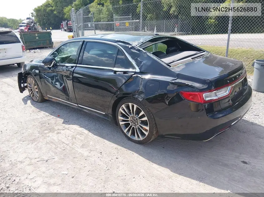 2017 Lincoln Continental Reserve VIN: 1LN6L9NC2H5626880 Lot: 45518775
