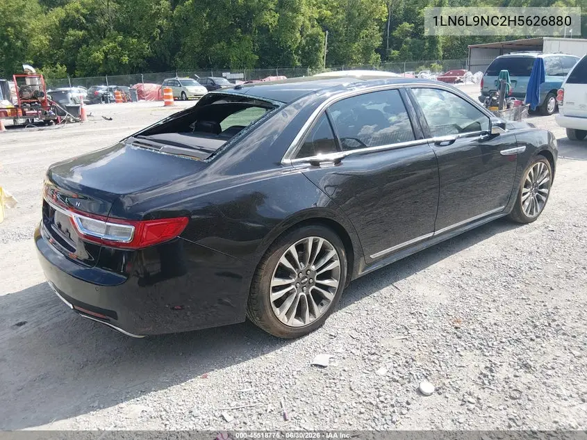 2017 Lincoln Continental Reserve VIN: 1LN6L9NC2H5626880 Lot: 45518775