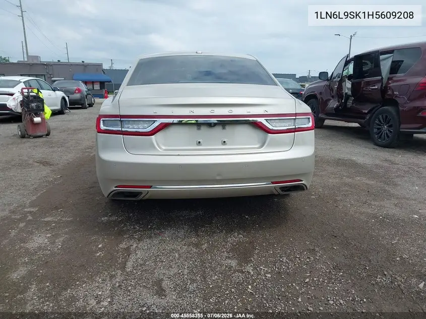 2017 Lincoln Continental Select VIN: 1LN6L9SK1H5609208 Lot: 45558355