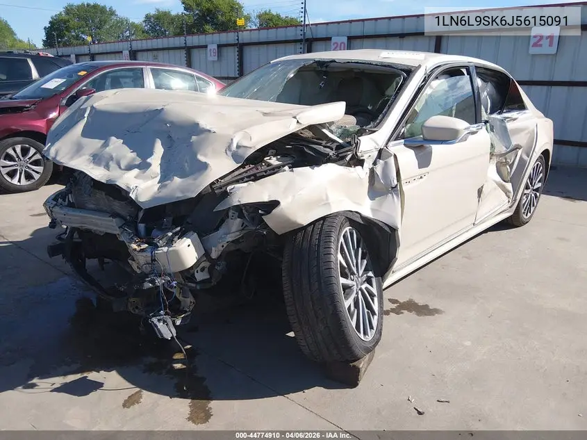 2018 Lincoln Continental Select VIN: 1LN6L9SK6J5615091 Lot: 44774910