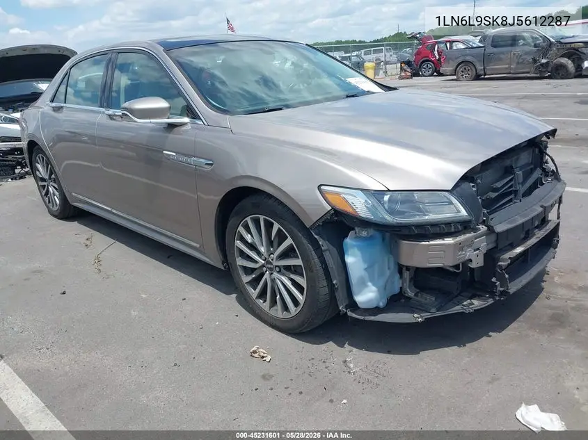 2018 Lincoln Continental Select VIN: 1LN6L9SK8J5612287 Lot: 45231601
