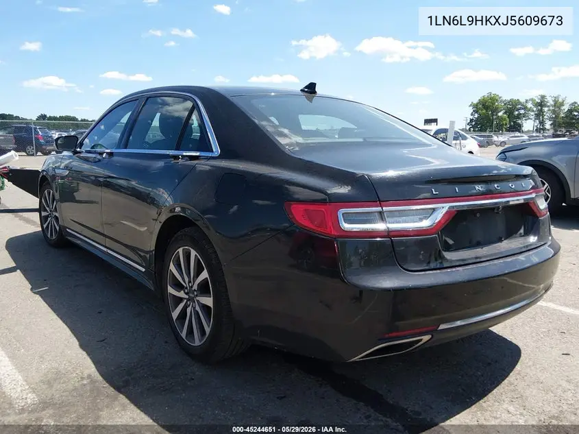 2018 Lincoln Continental Livery VIN: 1LN6L9HKXJ5609673 Lot: 45244651