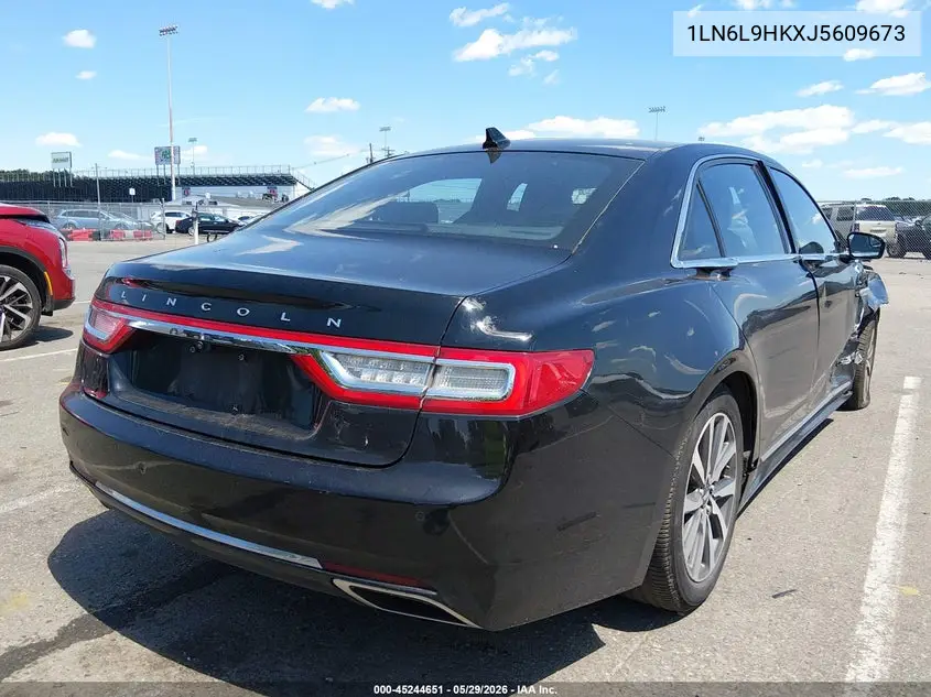 2018 Lincoln Continental Livery VIN: 1LN6L9HKXJ5609673 Lot: 45244651