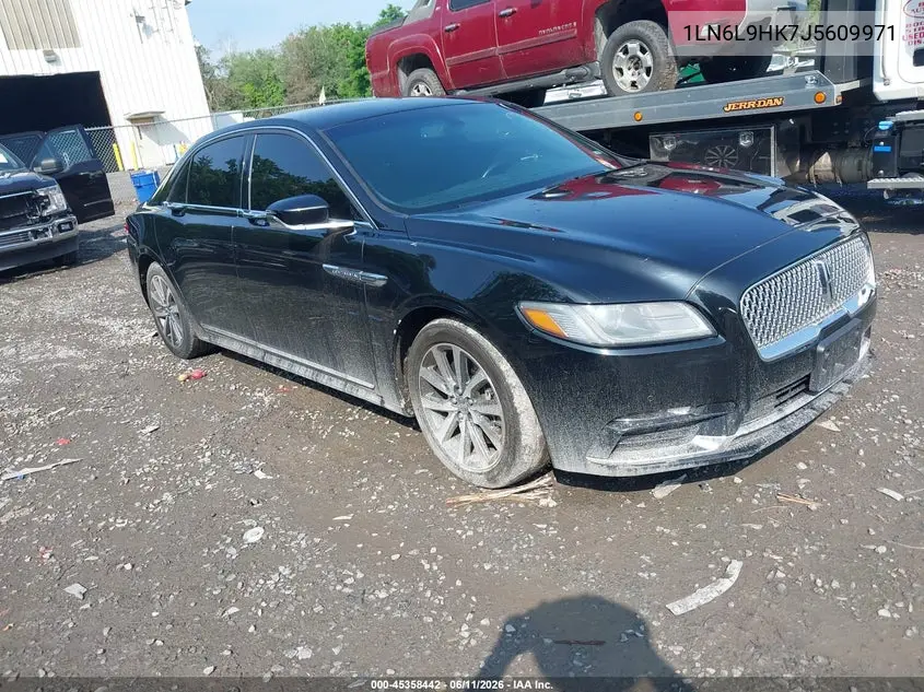 2018 Lincoln Continental Livery VIN: 1LN6L9HK7J5609971 Lot: 45358442