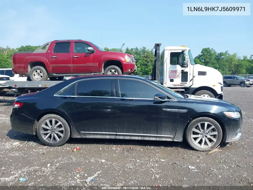 2018 Lincoln Continental Livery VIN: 1LN6L9HK7J5609971 Lot: 45358442