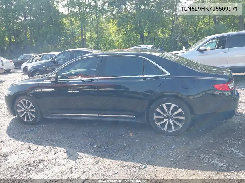 2018 Lincoln Continental Livery VIN: 1LN6L9HK7J5609971 Lot: 45358442
