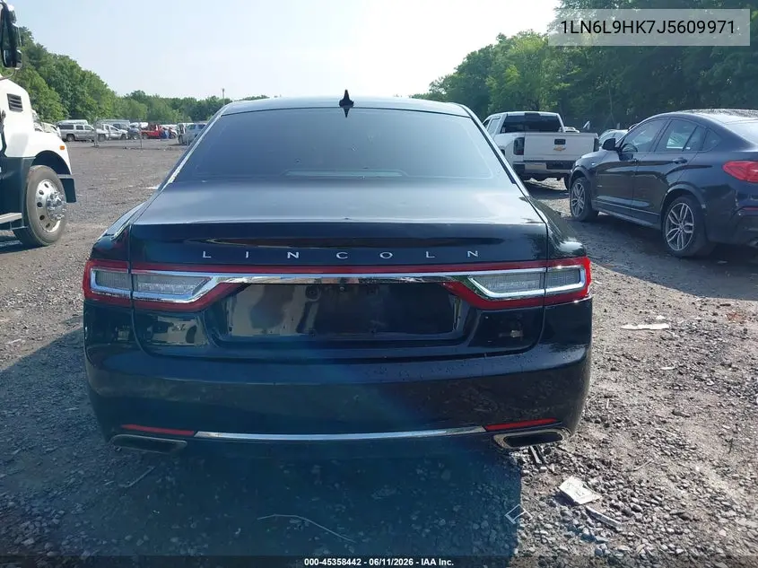 2018 Lincoln Continental Livery VIN: 1LN6L9HK7J5609971 Lot: 45358442