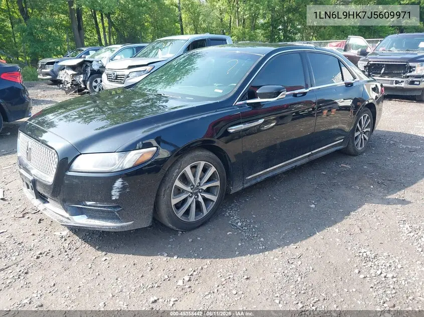 2018 Lincoln Continental Livery VIN: 1LN6L9HK7J5609971 Lot: 45358442