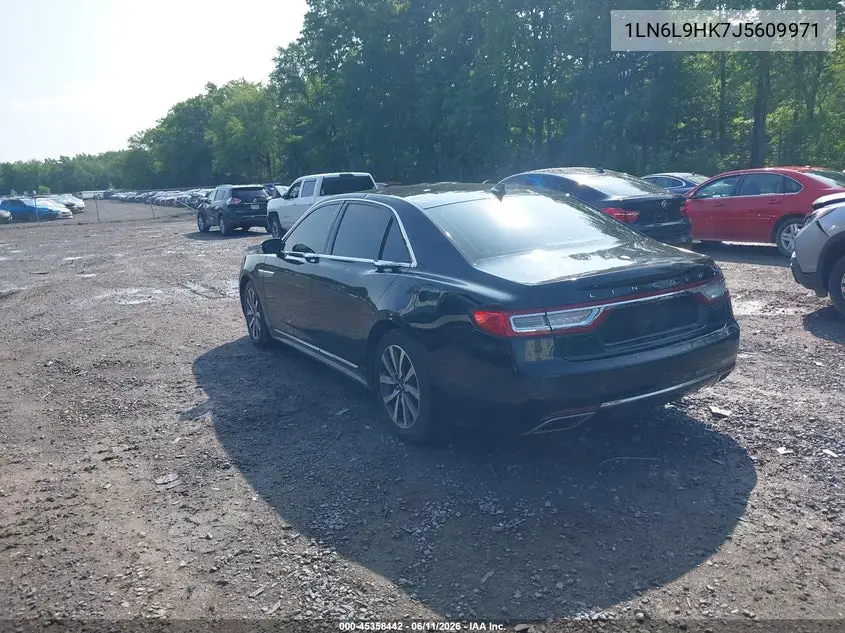 2018 Lincoln Continental Livery VIN: 1LN6L9HK7J5609971 Lot: 45358442
