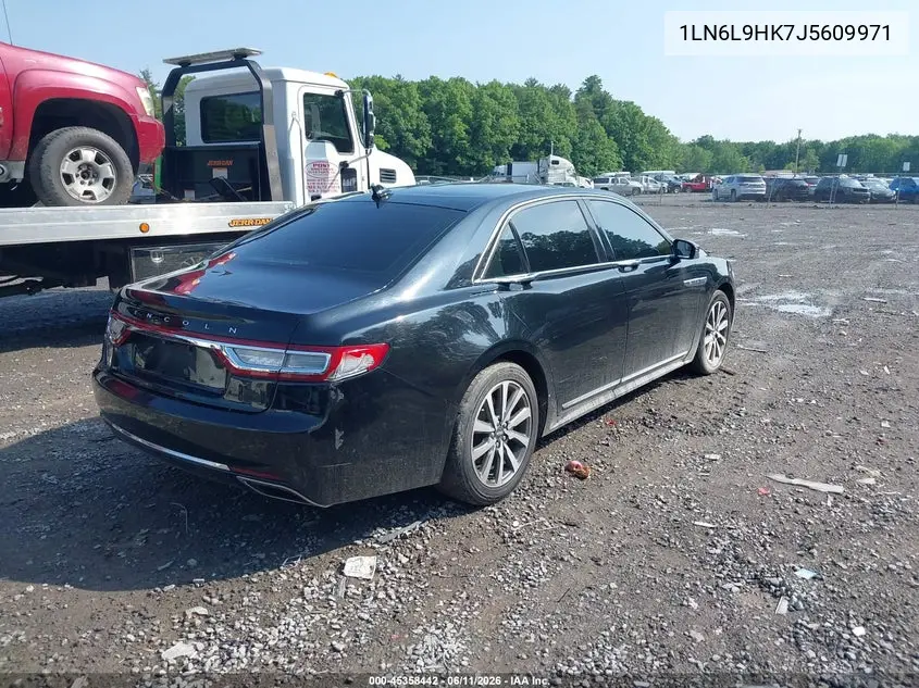 2018 Lincoln Continental Livery VIN: 1LN6L9HK7J5609971 Lot: 45358442
